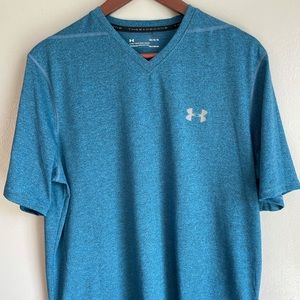 Blue’ish UA Threadborne V-Neck